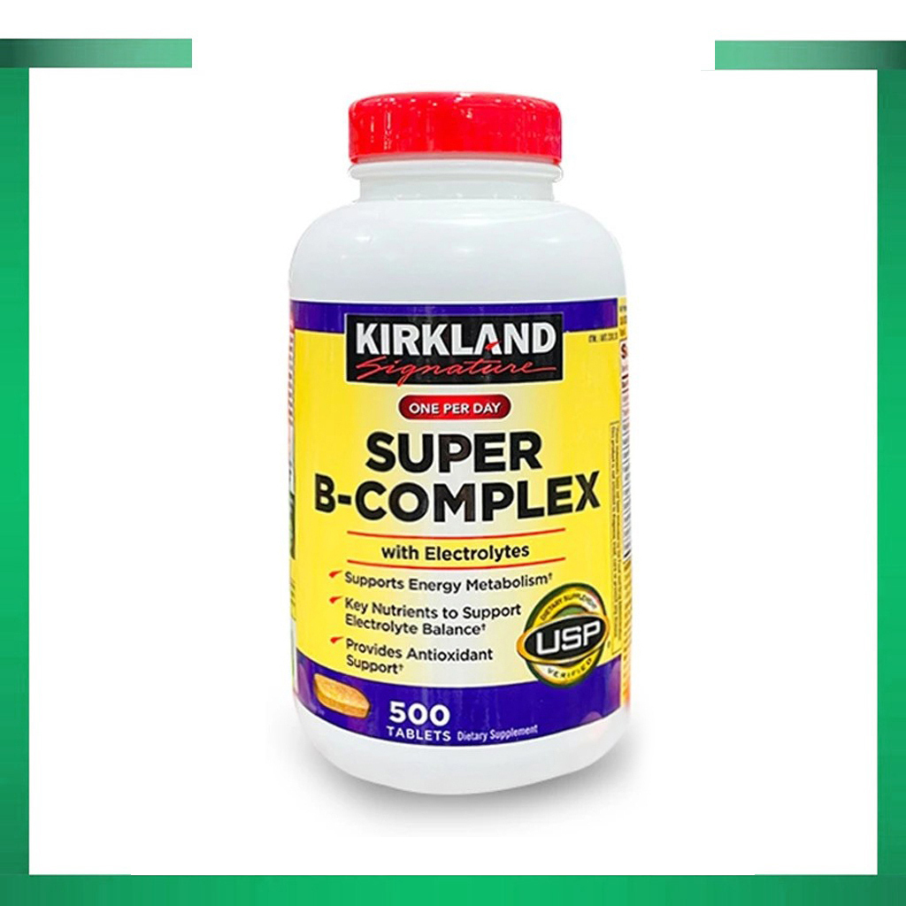 Kirkland Super B-Complex with Electrolytes 500 เม็ด