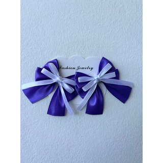 1 🎀 กิ๊บโบว์ริบบิ้นคู่ สีพาสเทล น่ารัก สำหรับเด็ก | Little Clip