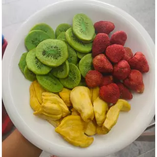 3เทพ อบกรอบ สตรอว์เบอร์รี่ฟรีสดราย กีวี่อบกรอบ ขนุนอบกรอบ อบแบบฟรีซดราย กรอบอร่อยมีประโยชน์