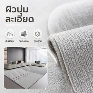 พรมปูพื้น พรมปูพื้นห้องนอน พรมปูพื้นห้องรับแขก พรมแต่งบ้าน กันลื่น ไม่มีกลิ่น หลายขนาด หลายสี