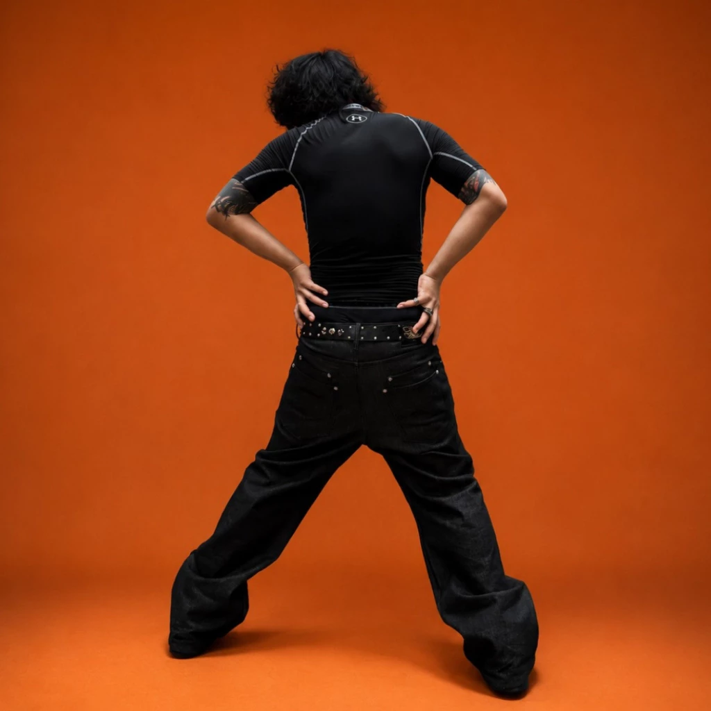 BLACK DUST BOOTCUT LUCYSOCOLD กางเกงยีนส์ กางเกงยีนส์ทรงบูทคัต