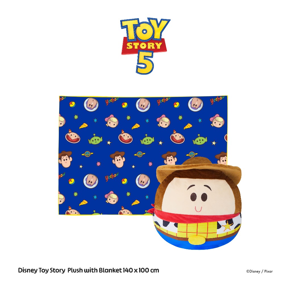 Disney Toy Story Pillow Blanket - หมอนผ้าห่มตุ๊กตาทอยสตอรี่