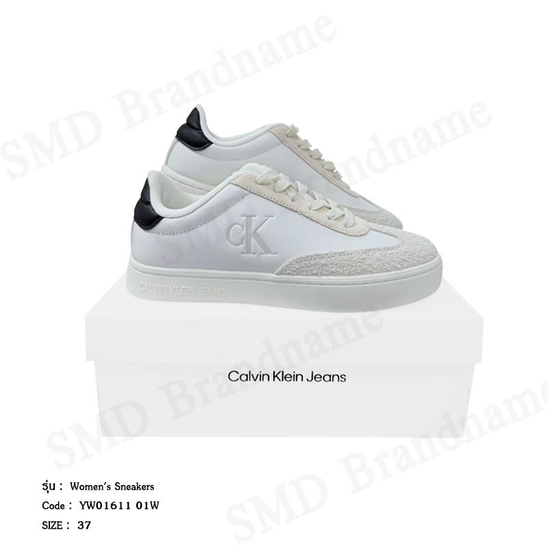 Calvin Klein Jeans รองเท้าผ้าใบผู้หญิง รุ่น Women's Sneakers Code: YW01611 01W