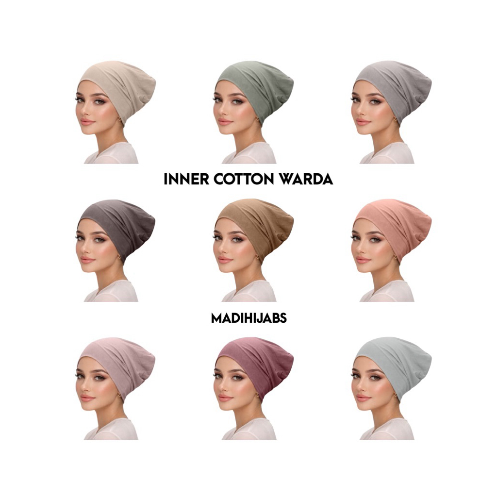 INNER COTTON DAGU อินเนอร์หมวกในผ้าคอตตอน แบบปิดคาง