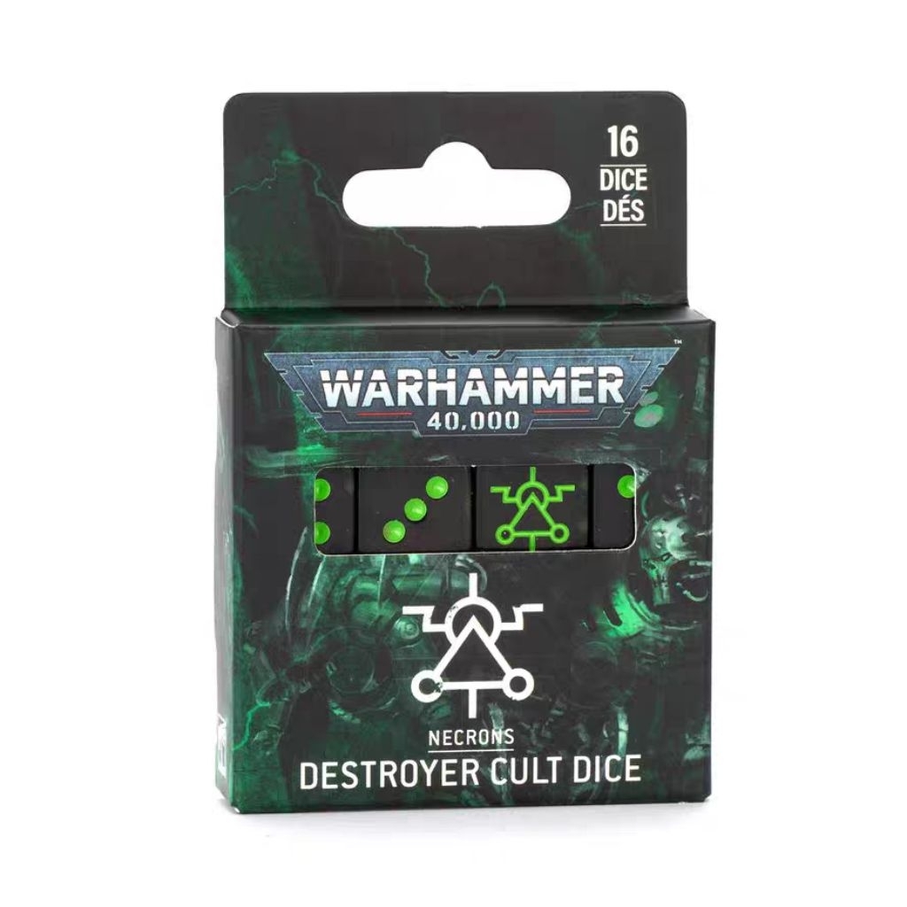 พร้อมส่ง ของแรร์ limited Warhammer 40k: Destroyer Cult Dice