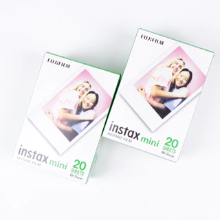 (กทม.ส่งทันที) เก็บปลายทางได้ Fujifilm instax mini film ขอบขาว ฟอยต์ 10 รูป แพ๊คคู่ 20 รูป 📌หมดอายุ 2027