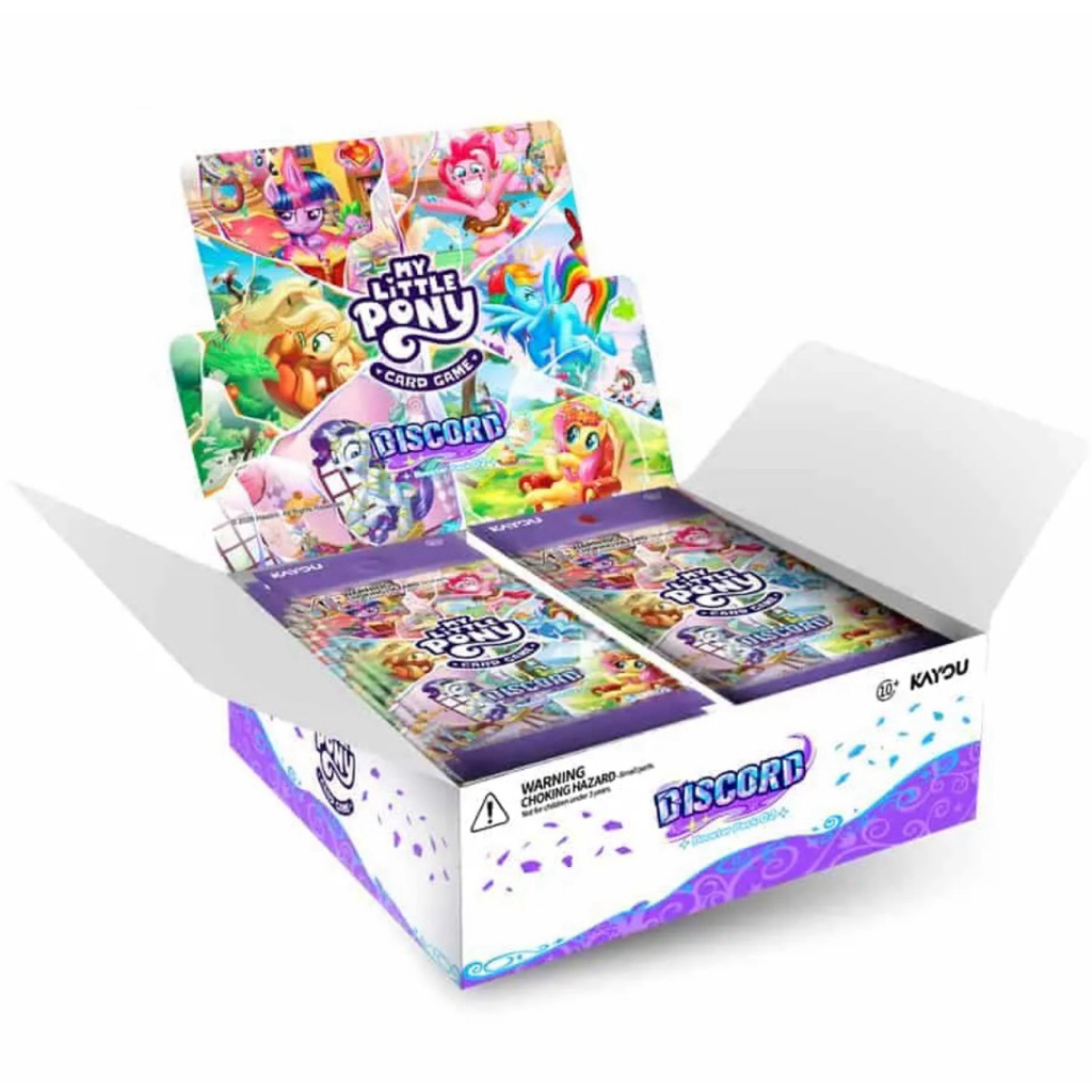 แถมโปรโมทุก Box [MLPCG] My Little Pony Trading Card Game - BP02 - Booster Pack 02 - Discord - English Version