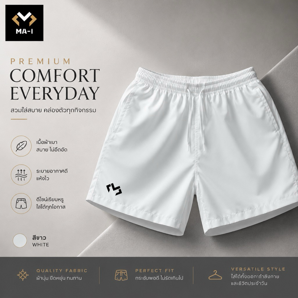 กางเกงลำลองlogo Ma-iแบบใหม่ PM801