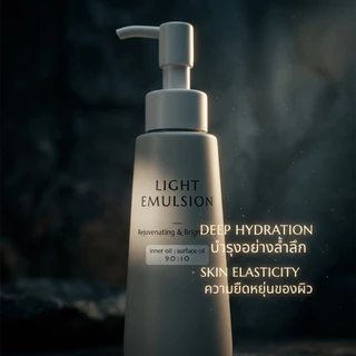 [Premium] Skincare Light Emulsion 120ml อิมัลชั่นเซรั่มกู้ผิวทองคำ บำรุงผิวหน้าขาวกระจ่างใส ลดริ้วรอย ชะลอวัย ล็อกคว