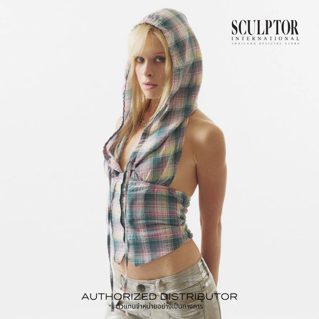 SCULPTOR® เสื้อฮู้ดดี้ Cowgirl Hoodie Vest