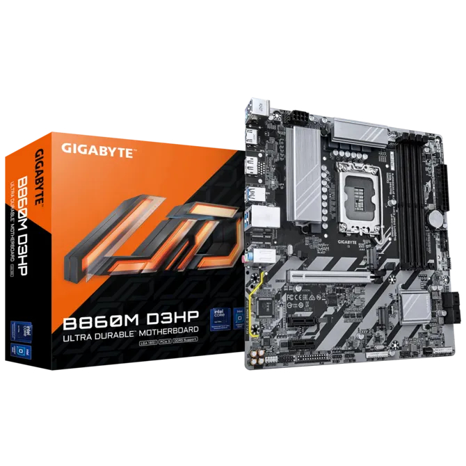 MAINBOARD (เมนบอร์ด) GIGABYTE B860M D3HP LGA1851 DDR5 mATX