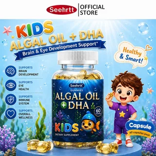 Seehrtt DHA+Algal Fish Oil Omega3 แคปซูล น้ํามันปลา โอเมก้า3 Capsule Skin Eye Health ดีเอชเอ อีพีเอ DHA EPA 200 Capsules