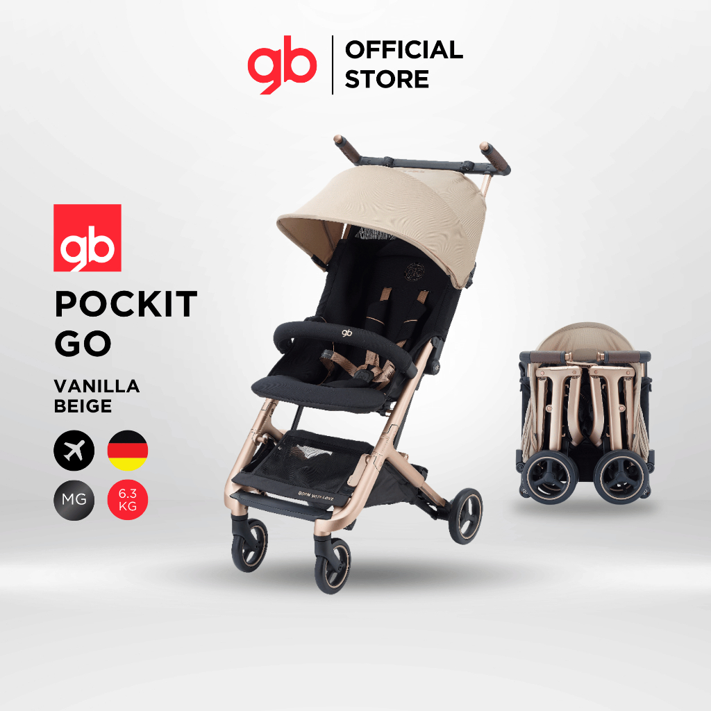 GB รถเข็นเด็กพับเล็ก รุ่น Pockit GO รูปที่ 12