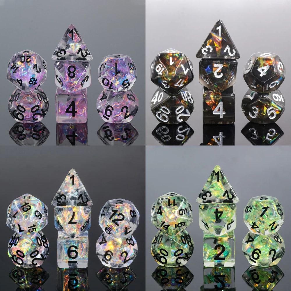 ลูกเต๋า Dice Set of 7 | For DnD D&D MTG RPG TRPG Boardgames เกมกระดาน บอร์ดเกม การ์ดเกม Board Game ไพ่ทาโรต์ Magic เมจิก