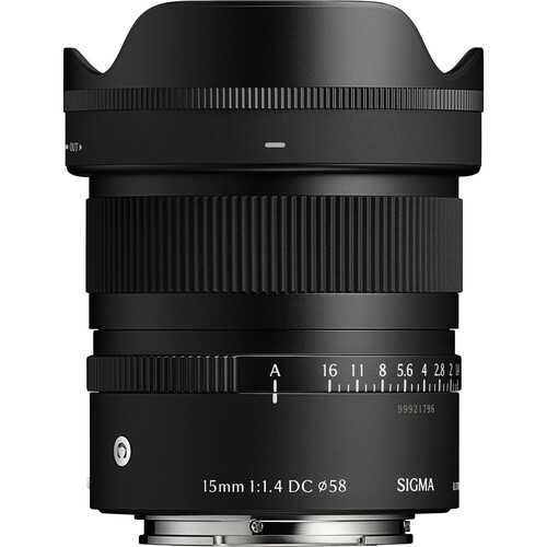 Sigma 15mm f/1.4 DC Contemporary Lens (Sony E / Fujifilm X / Canon RF)