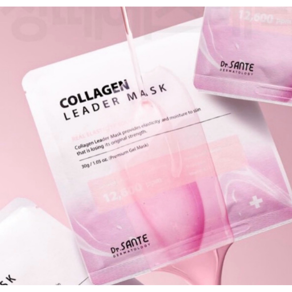 🌿พร้อมส่ง Dr. SANTE Collagen Leader Mask