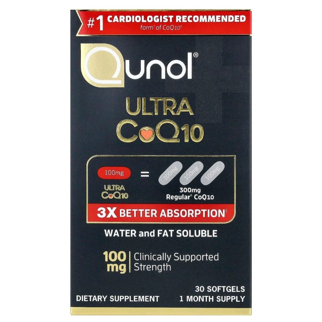 Qunol, Ultra CoQ10, 30 Softgels