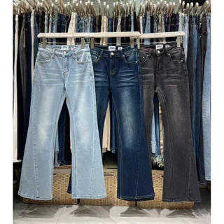 📍พร้อมส่ง📍 11152🇰🇷FSY🇰🇷 Bootcut Jeans กางเกงยีนส์ขาม้าเล็ก เอวสูงทรงสวยถูกต้องมากๆค่ะ ผ้ายีนส์ยืดพรีเมี่ยม