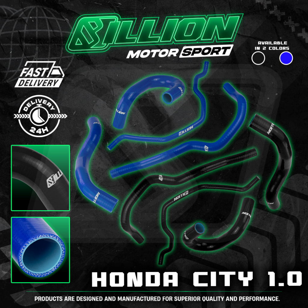 ท่อน้ำ Billion HONDA CITY 1.0 (4ชิ้น)