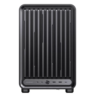 ส่งทันที เคส mATX ทรงเล็กโค้งมน รับการ์ดจอ435มม. รับชุดน้ำ3ตอน Case Micro-ATX Jonsbo D33 Black