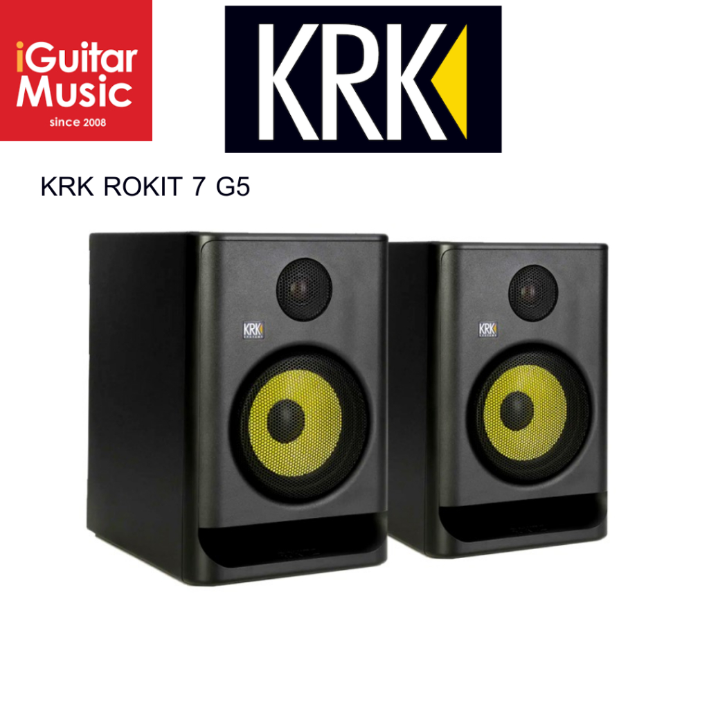 ลำโพงมอนิเตอร์ KRK ROKIT 7 G5 ขนาด 7 นิ้ว กำลังขับ 145 วัตน์