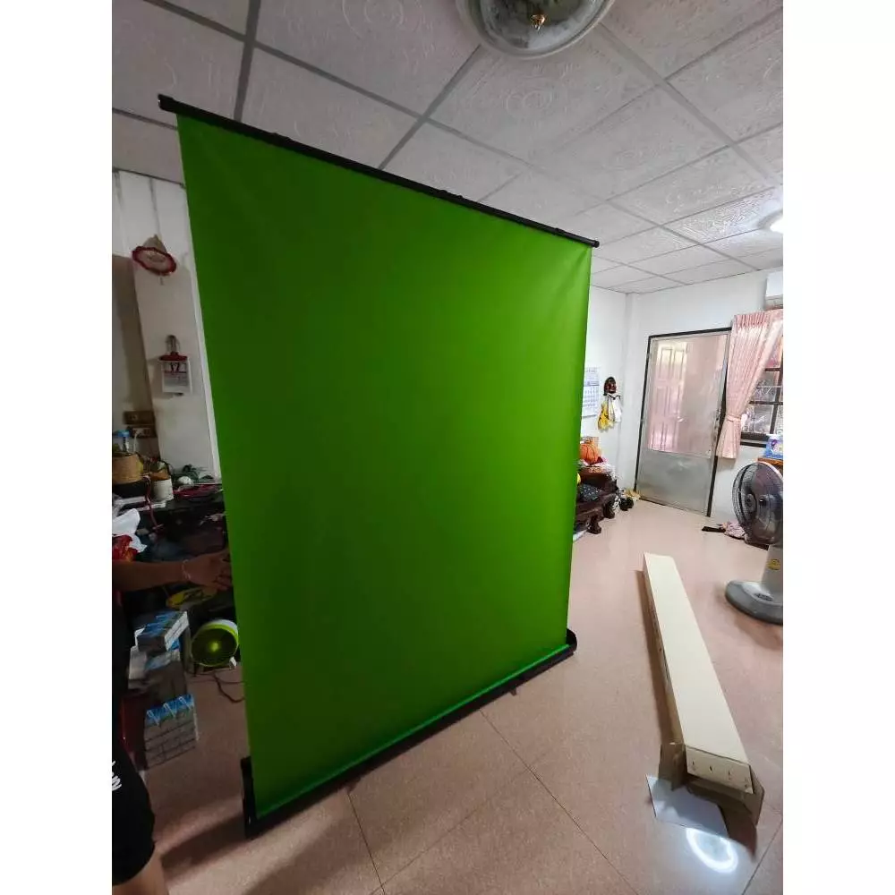 ฉากหลัง ROLL UP GREEN SCREEN 150x200cm ฉากถ่ายรูป thumbnail 9