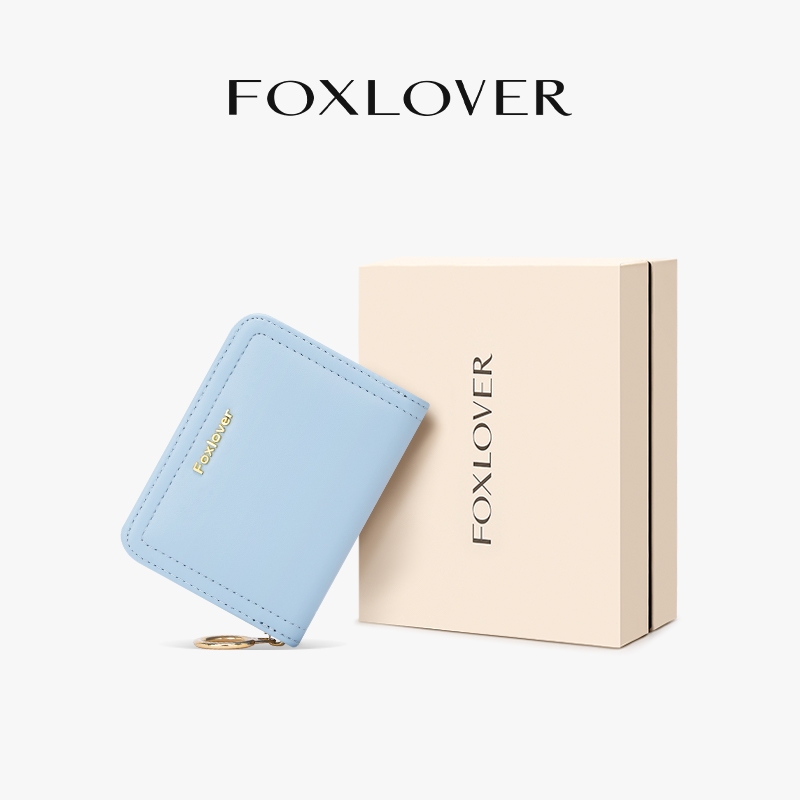 FOXLOVER กระเป๋าสตางค์แฟชั่นและกระเป๋าบัตร วัสดุพรีเมียม 11 ช่อง อเนกประสงค์ มีซิป พกพาสะดวก ของขวัญสำหรับผู้ชาย