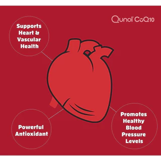 [ของแท้สั่งตรง] Qunol Mega CoQ10 Ubiquinol โคเอ็นไซ คิวเท็น 100 mg 120 Softgels