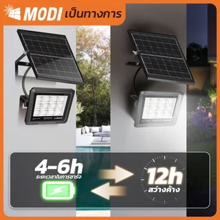 MODI 【ซื้อ1แถม1】ไฟติดผนังพลังงานแสงอาทิตย์ LED 200W ประหยัดพลังงาน สว่างค้างถึงเช้า เปิดปิดอัตโนมัติ