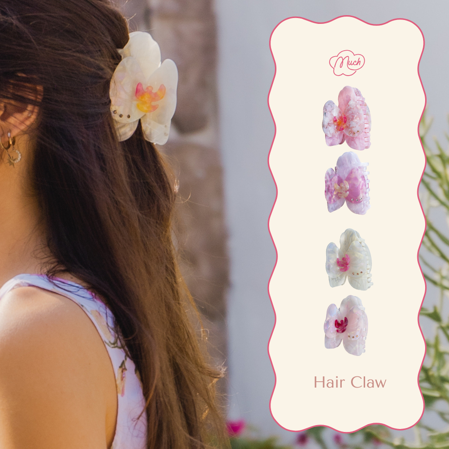 (New Packaging) (สีใหม่ 2026) VARY MUCH  กิ๊บติดผม Hair Claw Original design VARYMUCH VARYWELL ORCHID