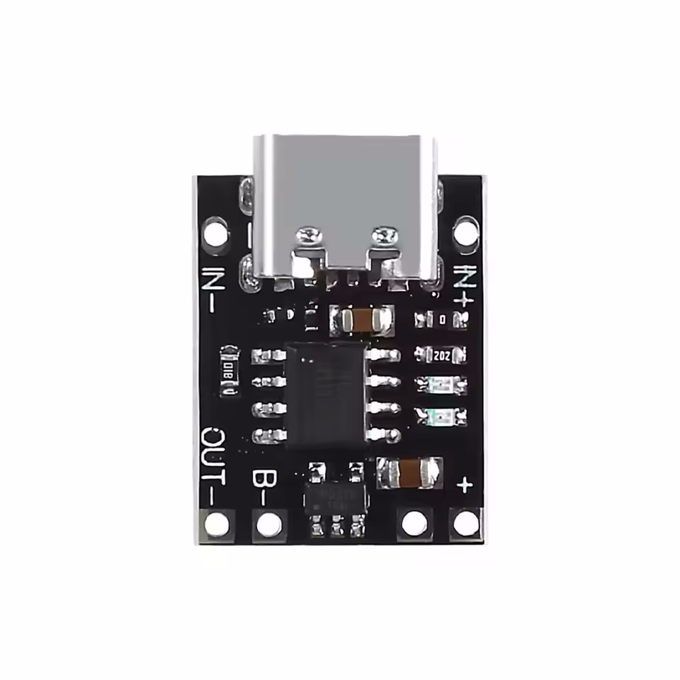 TP4056 โมดูลชาร์จแบตเตอรี่ลิเทียม 3.7V 1A Type-C  Mini
