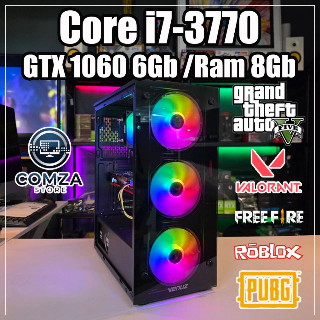 คอมพิวเตอร์ Core-i7 /Ram 8Gb ทำงาน เล่นเกมส์ GTA V /Valorant /Freefire /Pubg /Roblox สินค้าคุณภาพ จัดส่งรวดเร็ว