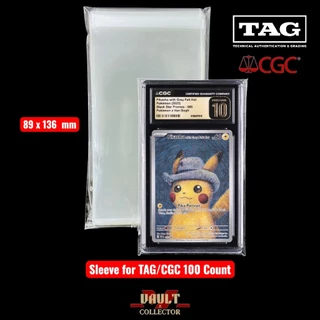 Sleeve ซองใส่การ์ดเกรด TAG/CGC 100 ซอง