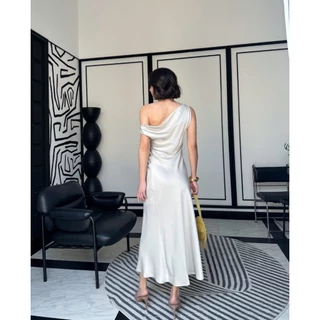 colourblockmatter - Tilly Satin Dress เดรสใส่ออกงาน เดรสซาติน มี 3 สี