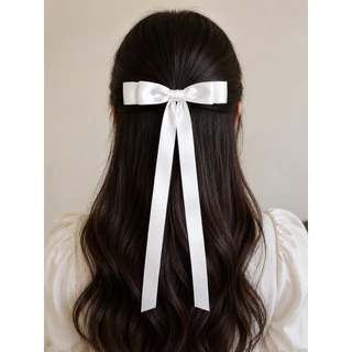 4 🎀 โบว์ติดผมริบบิ้นหางยาว 🎀