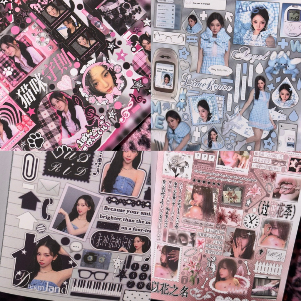 update19/08พร้อมส่งจากไทย Sticker Aespa Dicut สติ๊กเกอร์ สติกเกอร์ เอสป้า ไดคัท a6
