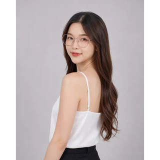🍒Ninamee M-2XL สายเดี่ยวซาตินGlammy สายเดี่ยวคอวี สายปรับระดับได้ งานพรีเมียม สีพื้น แมชง่าย ใส่เที่ยวทำงาน ออกงาน#NN36