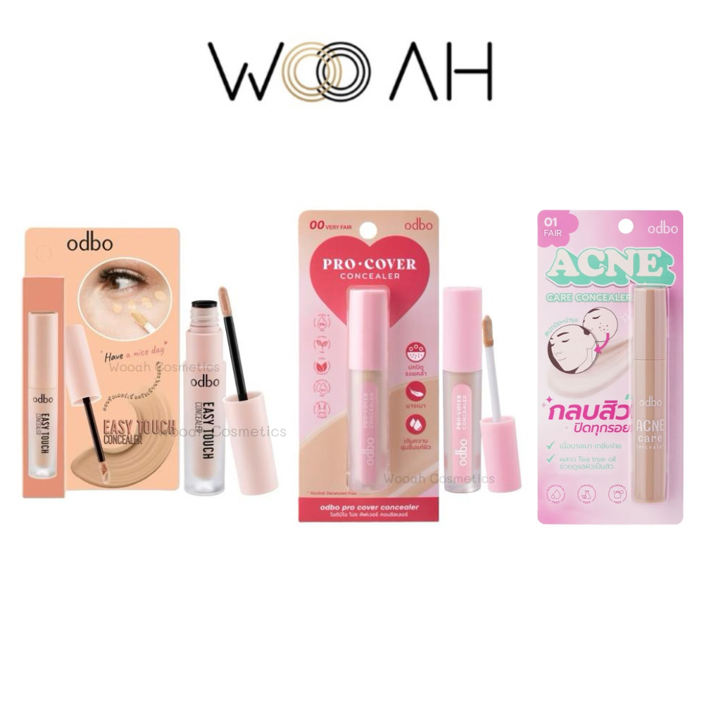 คอนซีลเลอร์ Odbo Easy Touch / Cover / Acne Concealer คอนซิลเลอร์ โอดีบีโอ OD424 OD4012 OD4003