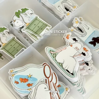 khunyunn - MIni Sticker Coming Home collection สติกเกอร์ไดคัท ขอบใส กันน้ำ