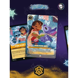 [พร้อมส่ง/ส่งด่วน!][Disney Lorcana ENG][Booster Pack][x1pack(12cards)] Winterspell - การ์ดแท้ภาษาอังกฤษ