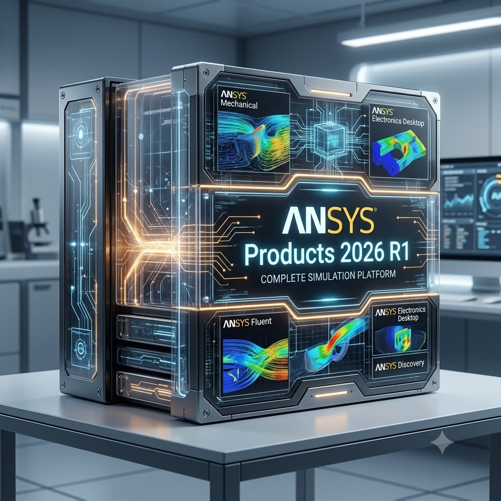 ANSYS Products 2026 R1 โปรแกรมวิเคราะห์โครงสร้างและของไหลขั้นสูง (FEA/CFD)(Boxed Version)(รองรับWind