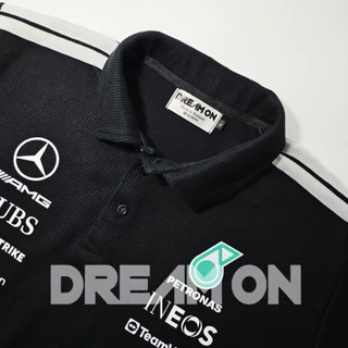 เสื้อโปโล Mercedes 2026 สีดำ สีขาว size xs-3xl