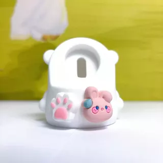 DD แท่นวางที่ชาร์จ ลายการ์ตูน ยางซิลิโคนพรีเมี่ยม ที่ตั้งสายชาร์จ