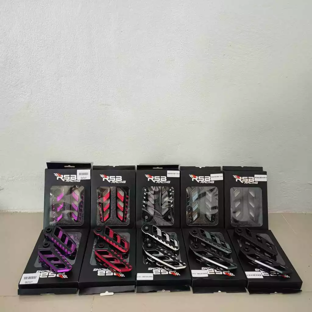 พักเท้าหลังแต่ง CNC สีทูโทน RSB Racing สำหรับ Honda GIORNO+ thumbnail 3