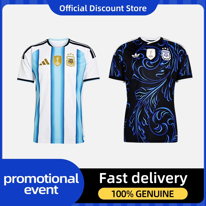 2026 FIFA World Cup Argentina Home and Away Short-Sleeve Soccer Jerseys, Sportswear, Unisex, Fan Version Jerseys, Lightw