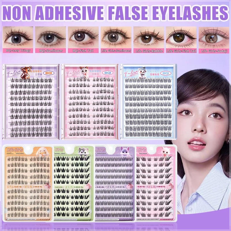 ล้างสต็อกราคาพิเศษ! ขนตาปลอม 10 แถว มี 100/120 กระจุกต่อกล่อง เหมาะทุกสาว จัดส่งวันเดียวกัน