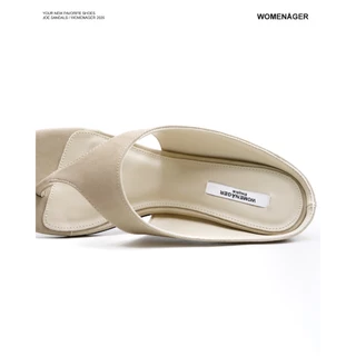 WOMENAGER - Joe sandals สี Beige รองเท้าแตะหูคีบ สวมใส่ง่าย
