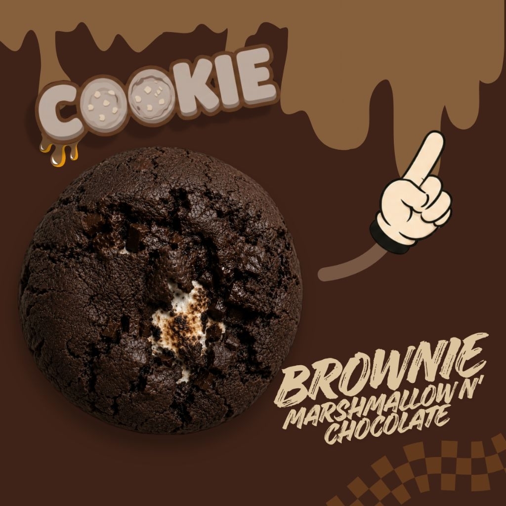 ซอฟต์คุกกี้ บราวนี่ ช็อกโกแลต มาร์ชเมลโล่ Soft Cookie Brownie Marshmallow Dark Choc