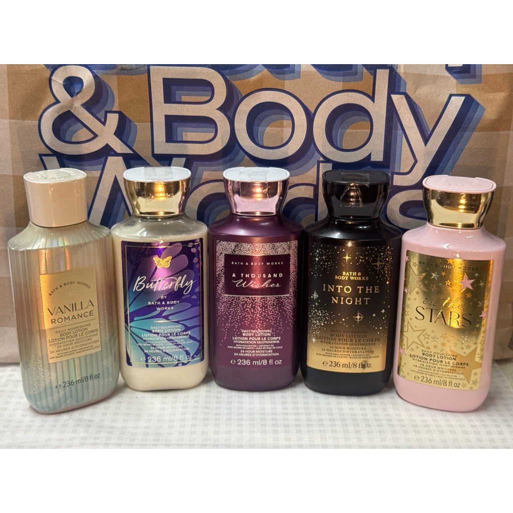 บอดี้โลชั่นทาผิว Bath and body works บอดี้โลชั่นบำรุงผิว หอมติดผิว ขนาด 239ml. พร้อมส่ง