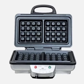 FRY KING FR-C23 เครื่องทำวาฟเฟิลสี่เหลี่ยมไฟฟ้า 2 ชิ้น พิมพ์ Non-Stick ปรับไฟได้ 7 ระดับ